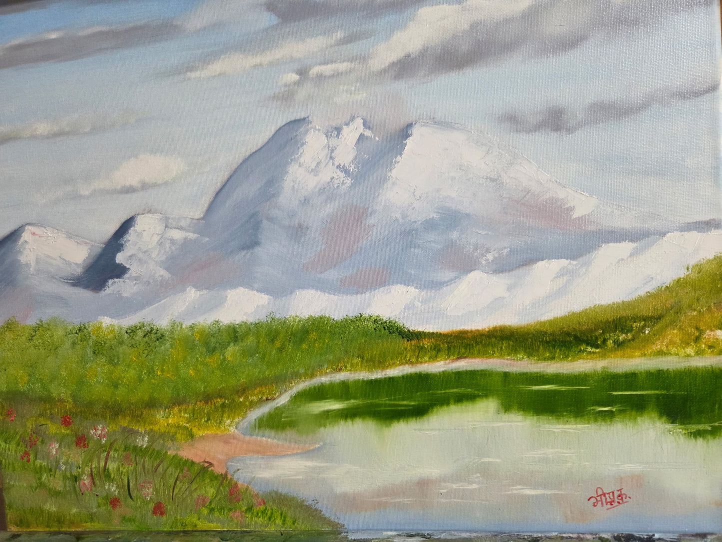 Mt. Denali – 16" x 20" Oil on Canvas