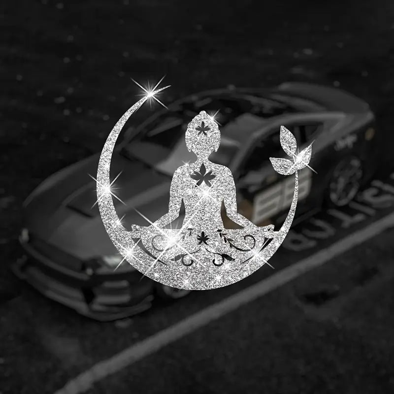 Shiny Buddha Chakra Peace Love Good Vibe Sticker