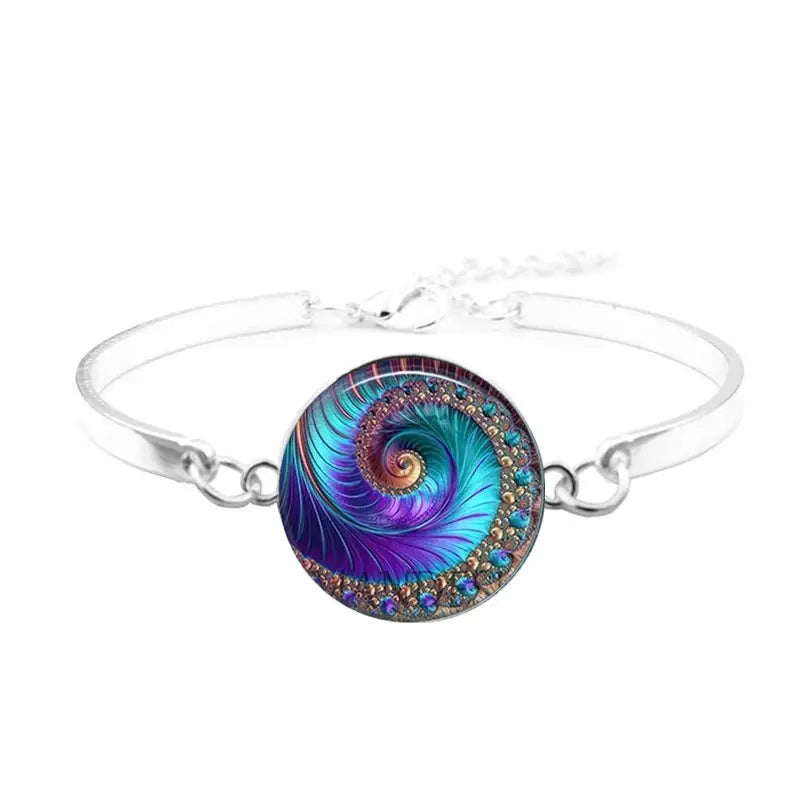 4pcs Peacock Pattern Earrings Necklace Set