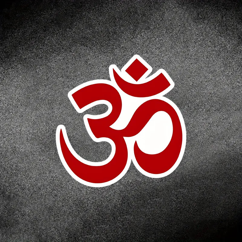 Om Symbol Waterproof Vinyl Decal for Vehicle, Laptop, and Wall