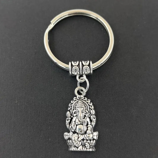 Southeast Asian Elephant God Pendant Keychain