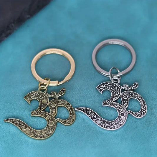 OM Yoga Pendant Keychain