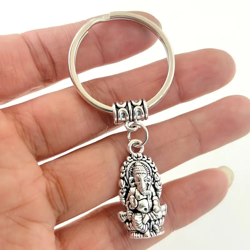 Southeast Asian Elephant God Pendant Keychain
