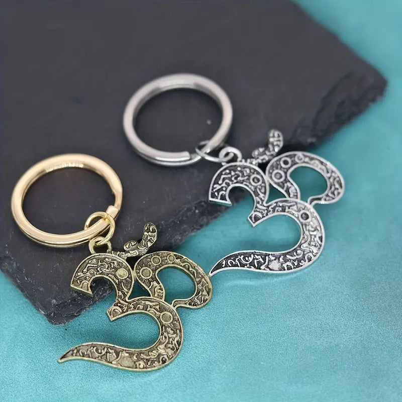 OM Yoga Pendant Keychain