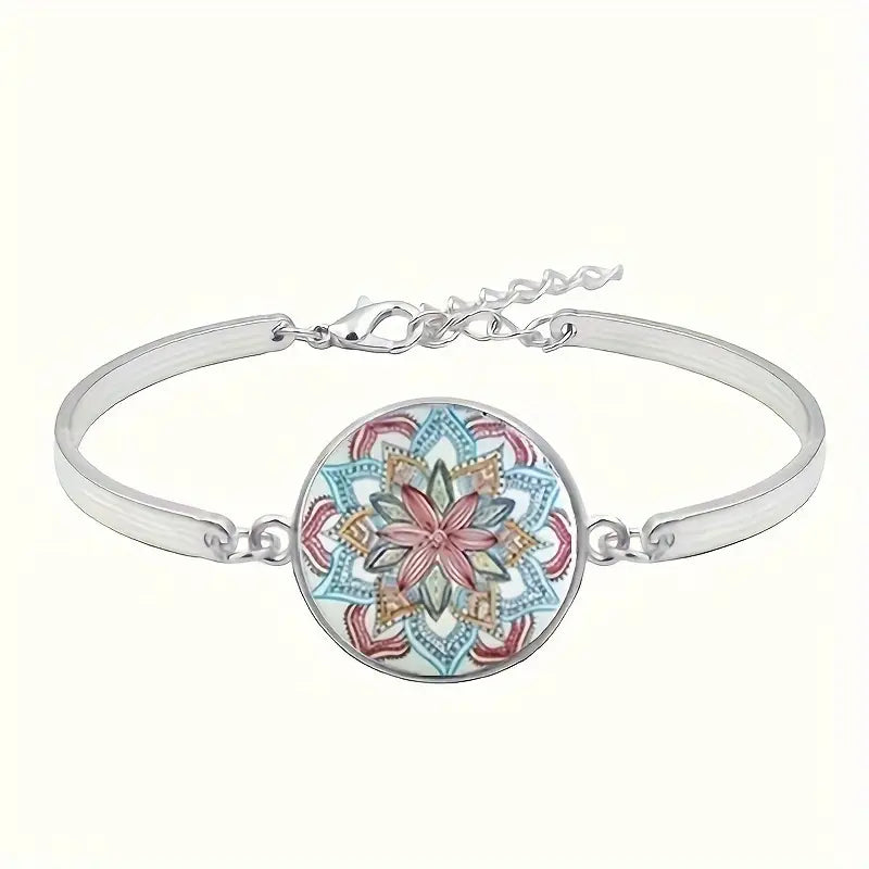 4pc OM Yoga Mandala Design Necklace Set