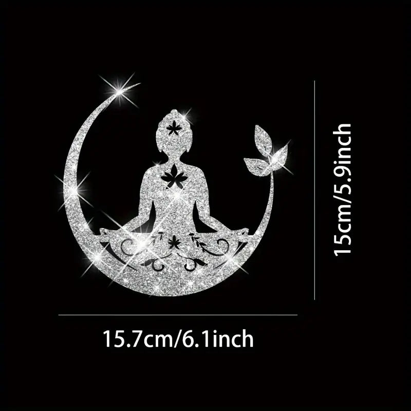 Shiny Buddha Chakra Peace Love Good Vibe Sticker