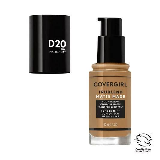 COVERGIRL TruBlend Matte Made Liquid Foundation, 1 fl oz, Moisturizing Foundation