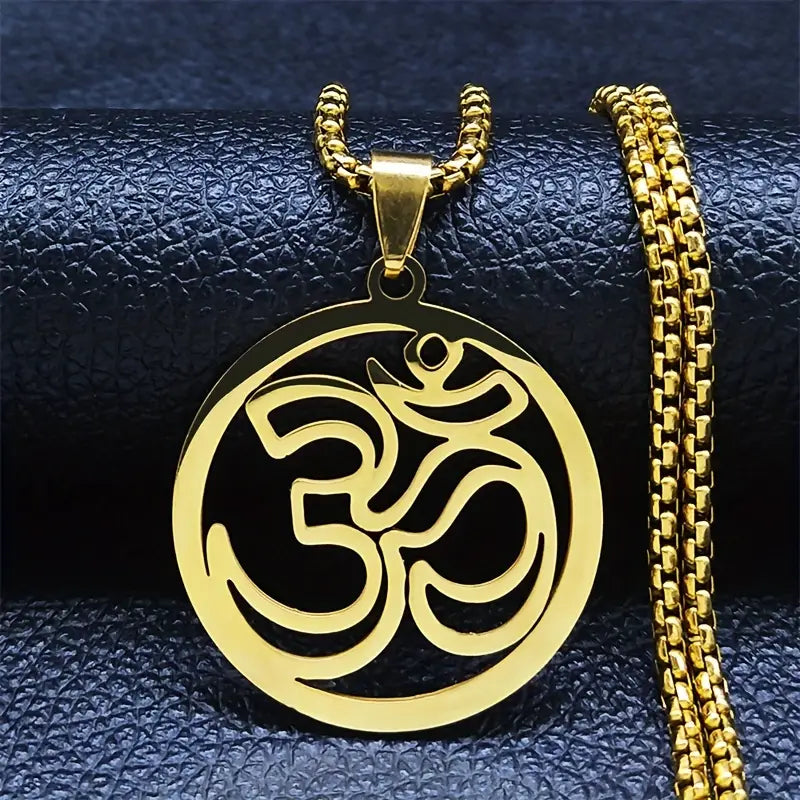OM Pendant Necklace