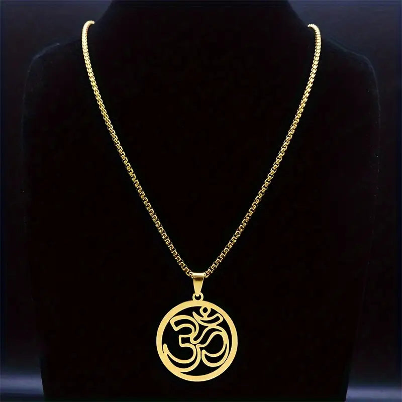 OM Pendant Necklace