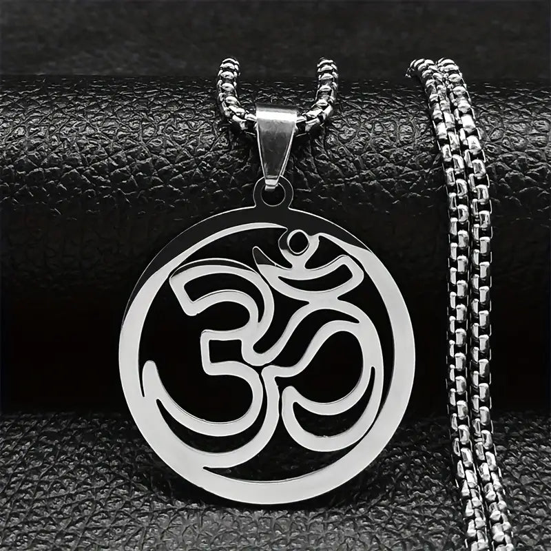OM Pendant Necklace