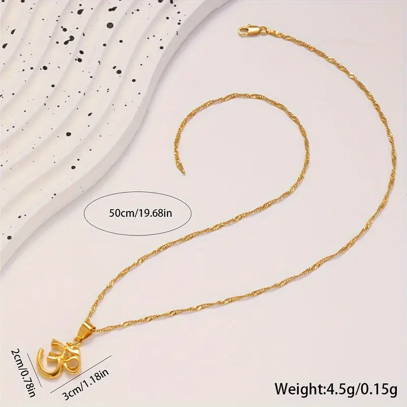 OM Pendant Necklace