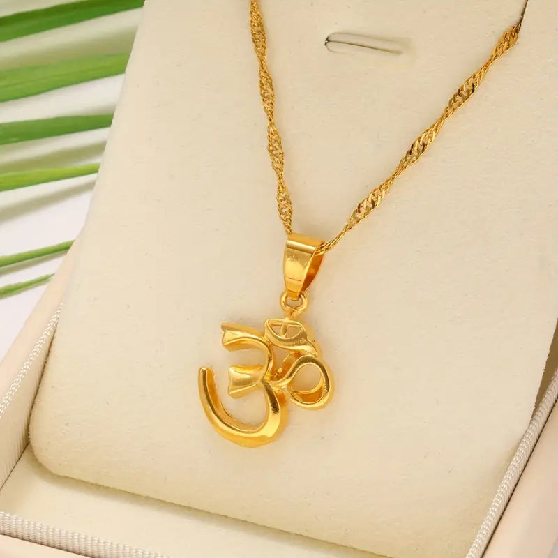 OM Pendant Necklace