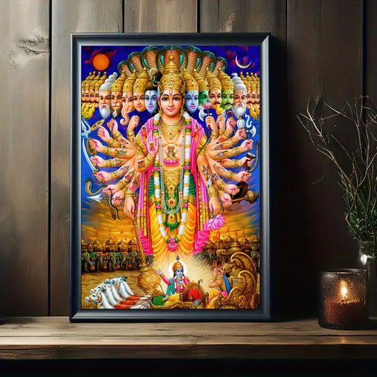 1pc Frameless Classical Hindu Deity Canvas Art Print - 15.7*23.6in Unframed